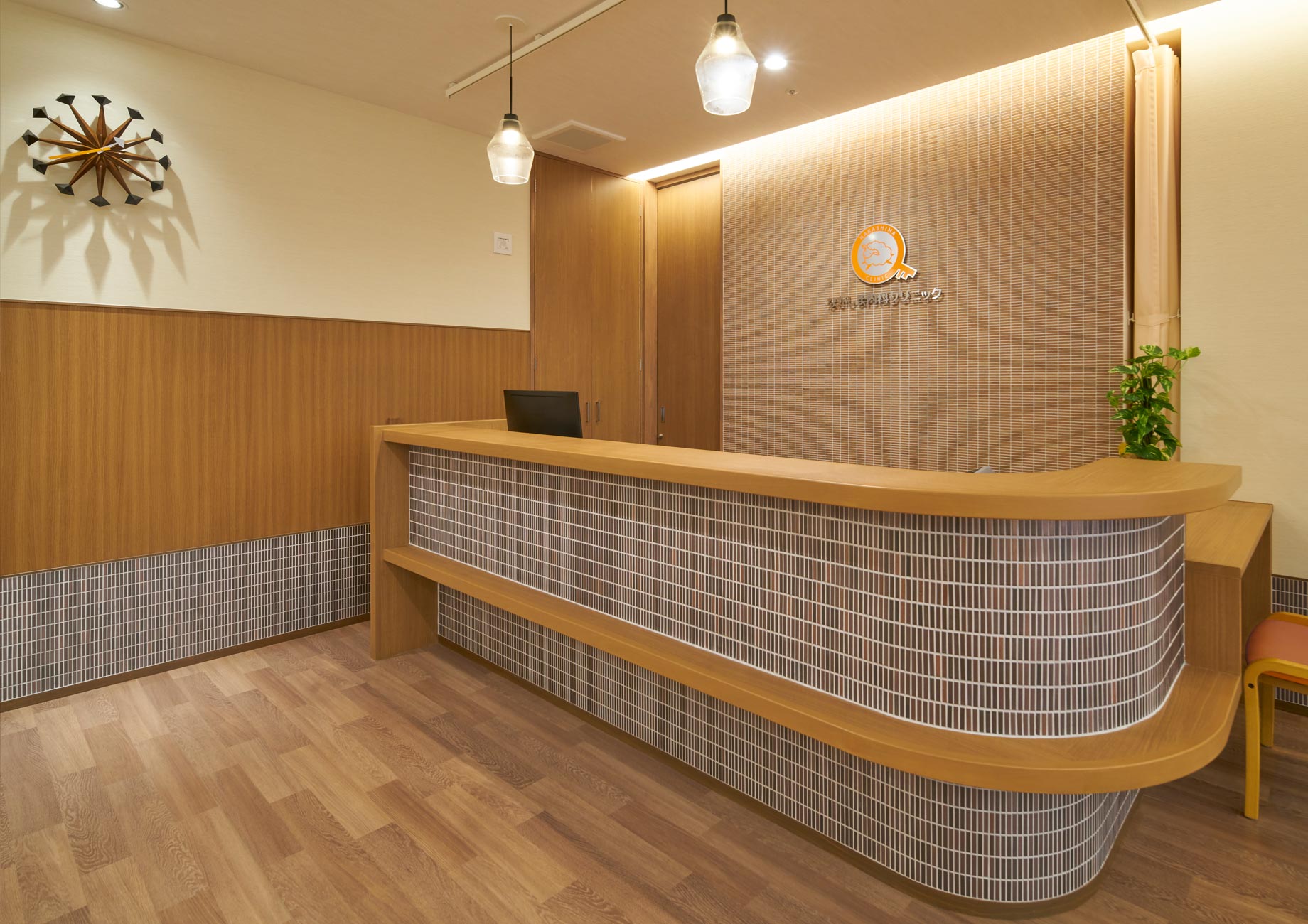 受付カウンター